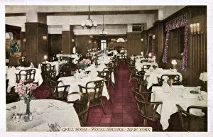 The Grill Room of the Hotel Bristol, New York, USA