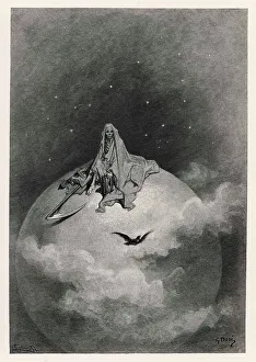 Depicted Prints: Grim Reaper Death Allegories 1883 Depicted Top