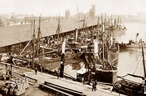 Pontoon Prints: Grimsby Pontoon early 1900s