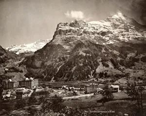 Images Dated 7th December 2017: Grindelwald Glacier and the Eiger - Swiss Alps