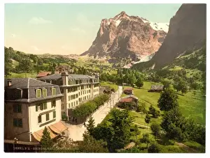 Grindelwald Prints: Grindelwald, Hotel Eiger, Bernese Oberland, Switzerland