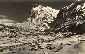 Grindelwald Prints: Grindelwald, Switzerland - the Wetterhorn