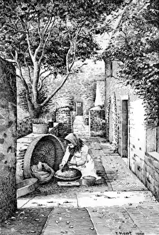 Grinds Prints: Grinding Corn, Orkneys