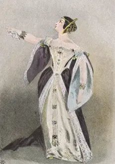 Boleyn Prints: Grisi as Anna Bolena
