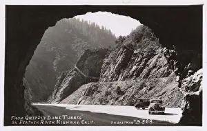 Highway Prints: Grizzly Dome Tunnel, Butte County, California, USA