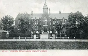 Viewed Prints: The Grocers School viewed from Hackney Downs - Downs Park Road Lower Clapton