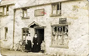 Crickhowell Prints: Grocers Shop of S. J. Dunsford, Thought to be at Crickhowell