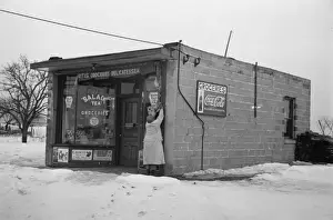 High Way Prints: Grocery store and delicatessen off Lincoln Highway, Franklin