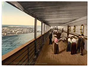 Kurfurst Prints: Grosser Kurfurst, Promenade Deck, North German Lloyd, Royal