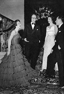 Images Dated 9th September 2015: Grosvenor Ball, 1954 - guests