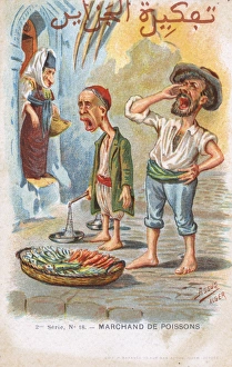 Images Dated 16th May 2017: Grotesque Fish Merchants - Algeria