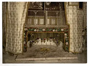 Grotto of the Nativity, Bethlehem, Holy Land, (i. e. West Ba
