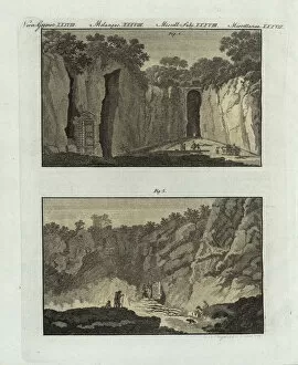 Grotto of Pasilippe and Dogs Cave near Naples