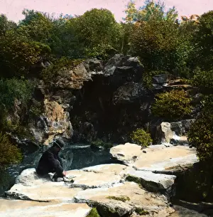 Grotto Prints: A Grotto in Sefton Park, South Liverpool, England