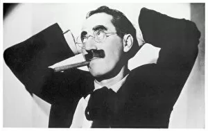Painted Gallery: Groucho Marx / Postcard
