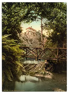 Groudle Prints: Groudle Glen and Hotel, Isle of Man, England