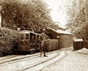 Gauge Prints: Groudle Glen Isle of Man Miniature Railway early 1900s