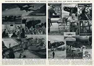 Vital Prints: Ground crews and heavy bombers by G. H. Davis