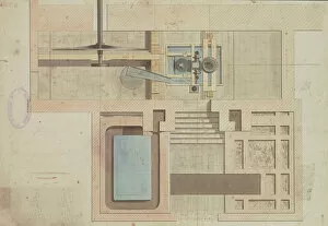 Watt Collection: Ground plan of the engine, boilers