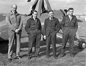 Brie Prints: A group of four alongside an Avro 671 Cierva C30A