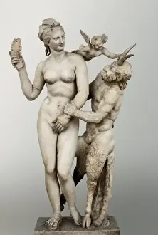 Marble Prints: Group of Aphrodite and Pan