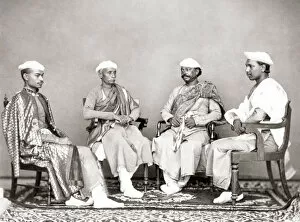 Wealth Collection: Group of bankers, Dehli, India, 1860 s