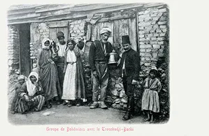 Bohemian Prints: Group of Bohemians with Trouchudji-Bachi