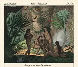 Bahia Prints: Group of Camacan people of Bahia, Brazil