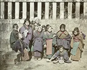 Group of children, Japan