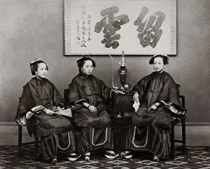 Group of Chinese women, China, c. 1880 s