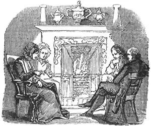 May17 Prints: Group in front of fire, c. 1800
