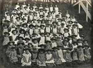 Bromwich Prints: Group of girls at Wigmore Schools, West Midlands