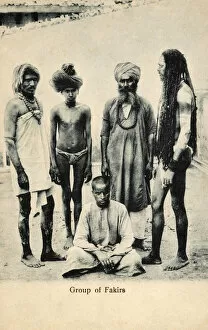 Ascetic Collection: A Group of Hindu Indian Fakirs