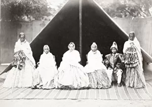 Group of Indian nobility in fine clothes