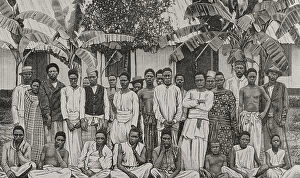 Africans Collection: Group of indigenous Cabindas and Loangos