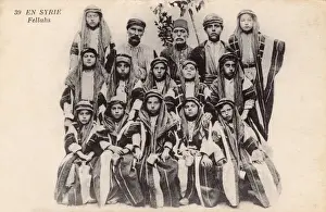 Tiller Prints: A group of Jolly Good Fellahs - Syria