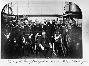Group with King of Portugal at Lisbon