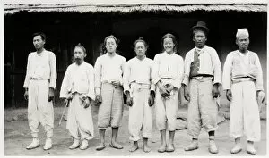 Ethnographic Collection: Group of Korean men, Korea