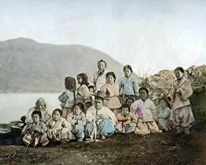 Korean Prints: Group of Koreans, Japan