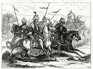 Images Dated 17th August 2021: Group of Marathas during the Third Anglo-Maratha War (1817-1819)