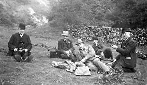 Group of men in Dovedale