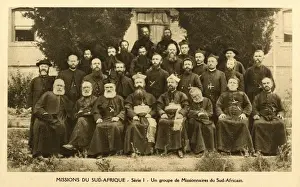 Missionaries Prints: A group of Missionaries in South Africa