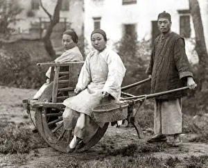 Group of monks, China circa 1890