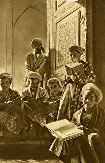 Vestments Gallery: Group of Mullahs, Bukhara, Uzbekistan, Central Asia
