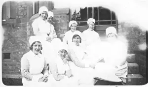 New Images July 2020 Prints: Group of nurses outdoors