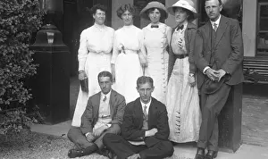 Group in front of office