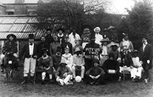 Images Dated 16th June 2011: Group of people in ragtime fancy dress
