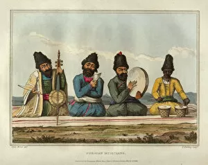 Drum Collection: A group of Persian musicians