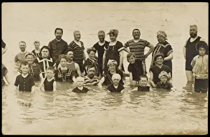 Swimsuits Prints: Group Photo of Bathers