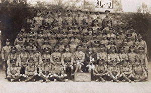 Group photo, Last British Camel Company, Sudan, WW1